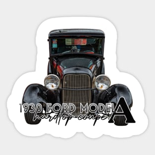 1930 Ford Model A Hardtop Coupe Sticker